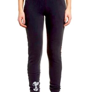 Daydreamer Snoopy Sweatpants in Grey-black